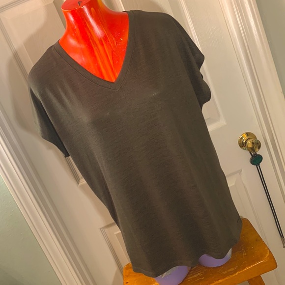 Orvis Tops - ORVIS Olive Night Dolman Sleeved Tunic Knit Top NWT